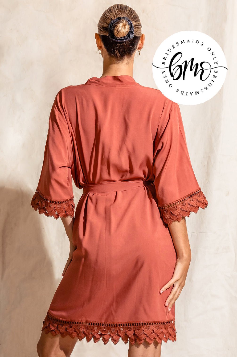 Bridal Party Robes Rust Orange Wedding Melbourne | Bridesmaid Boxes