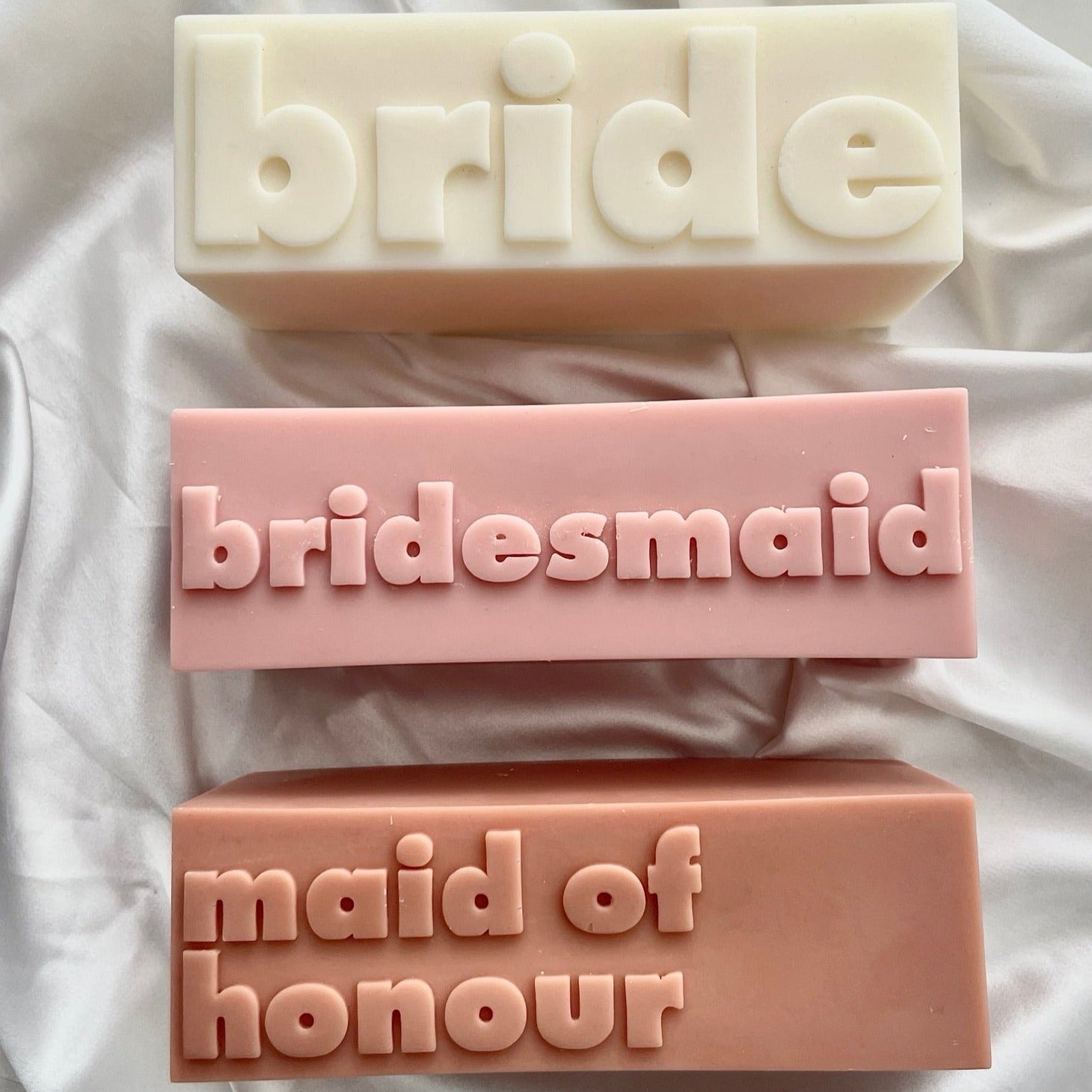 Bridal Party Pillar Candles (More Designs Within) *EXCLUSIVE TO BRIDESMAID BOXES* - Bridesmaid Boxes