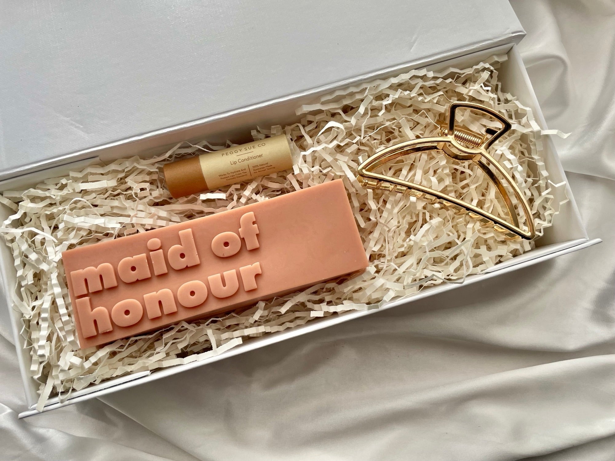 Candle Proposal Box - Matte White - Bridesmaid Boxes