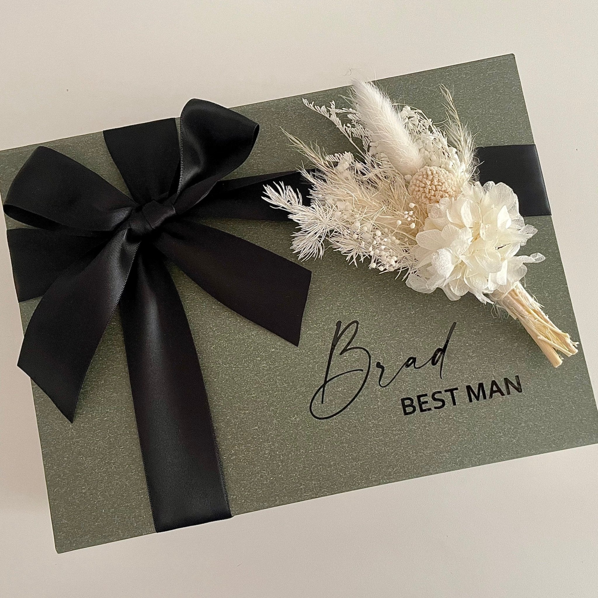 Charcoal Matte Gift Box - Bridesmaid Boxes