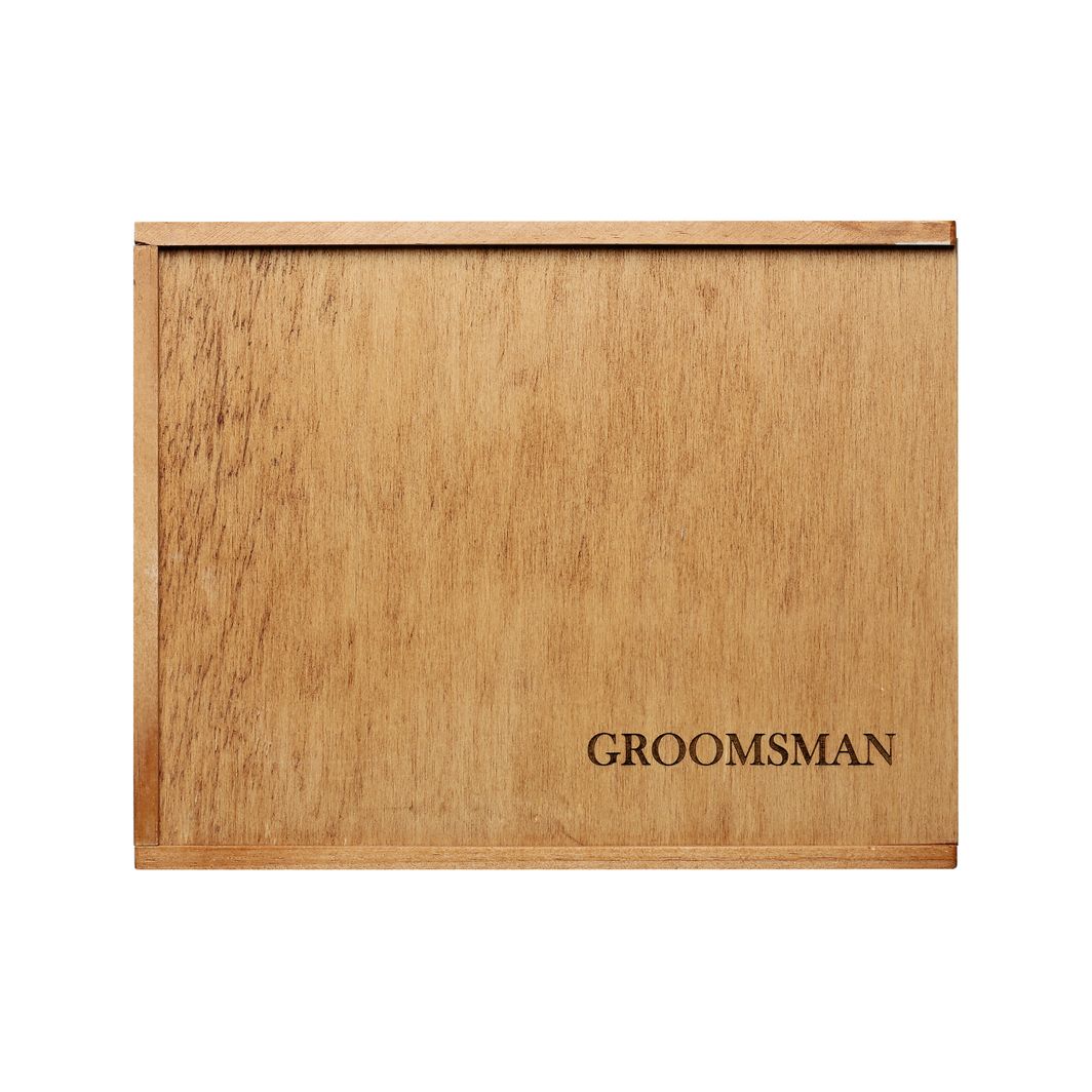 Groomsman Engraved Timber Box - Bridesmaid Boxes
