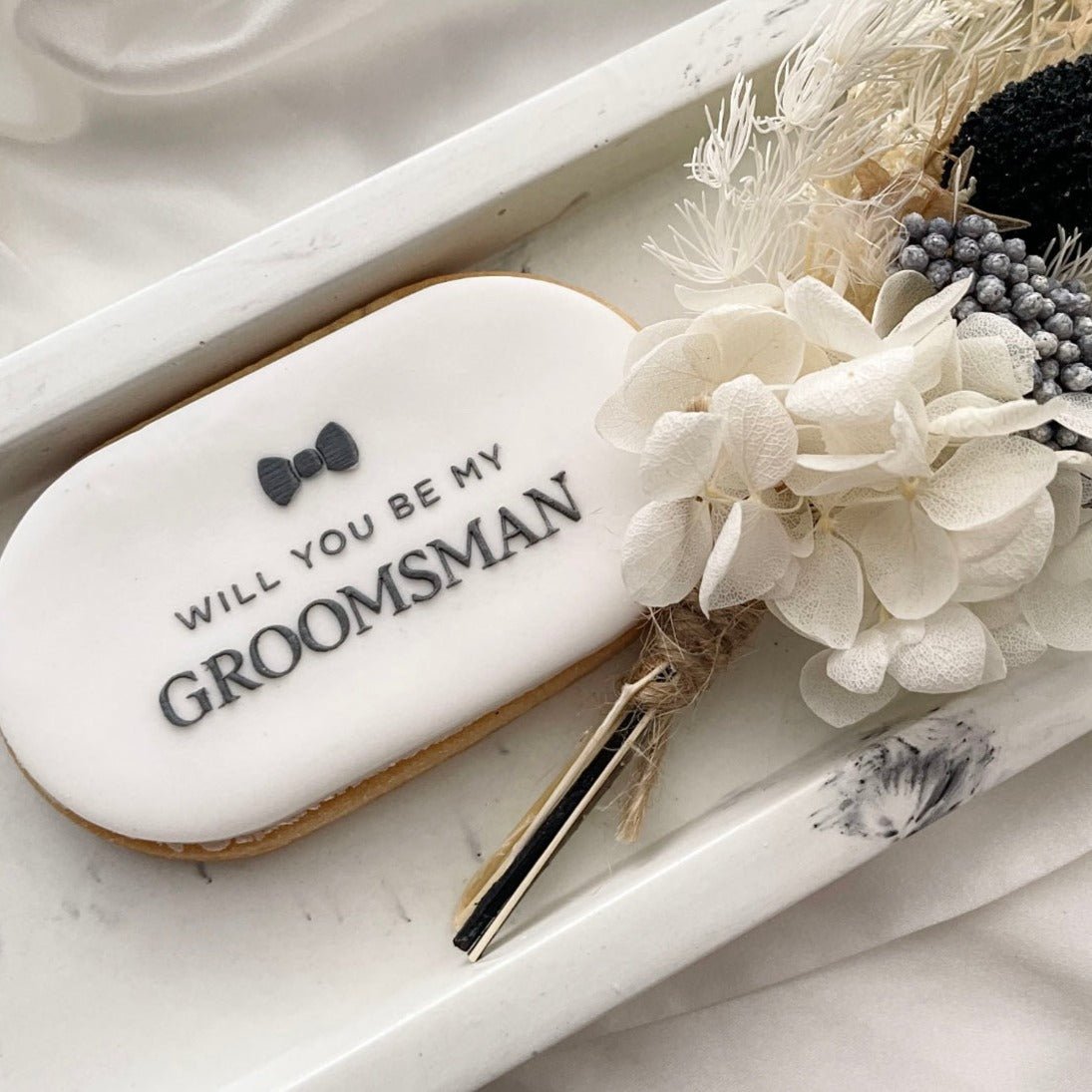 Guys Proposal Cookies (More Designs Within) - Bridesmaid Boxes