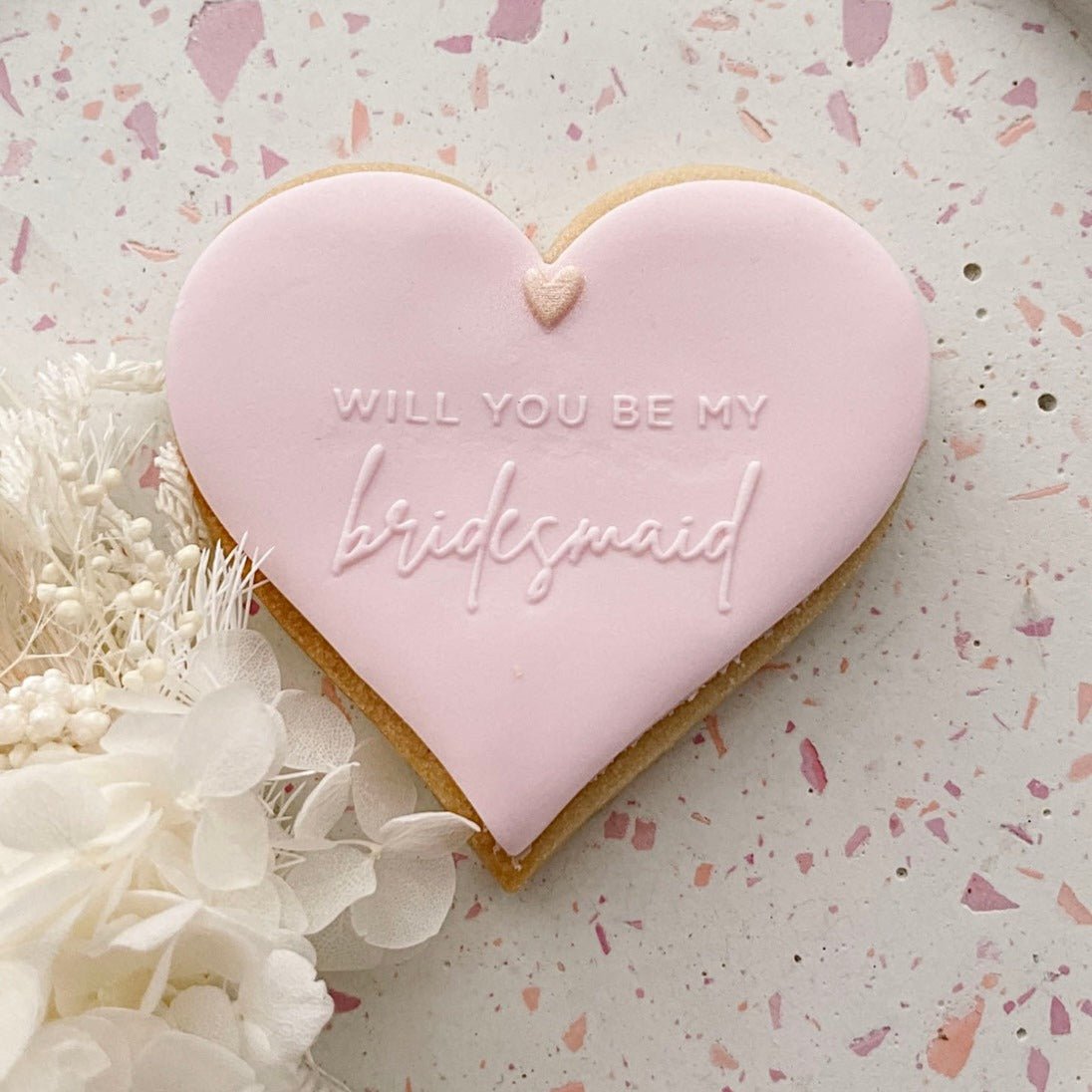 Heart Proposal Cookies (More Designs Within) - Bridesmaid Boxes
