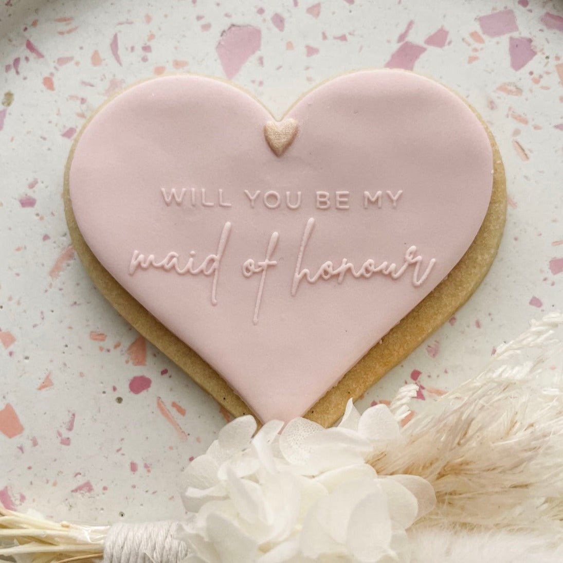 Heart Proposal Cookies (More Designs Within) - Bridesmaid Boxes