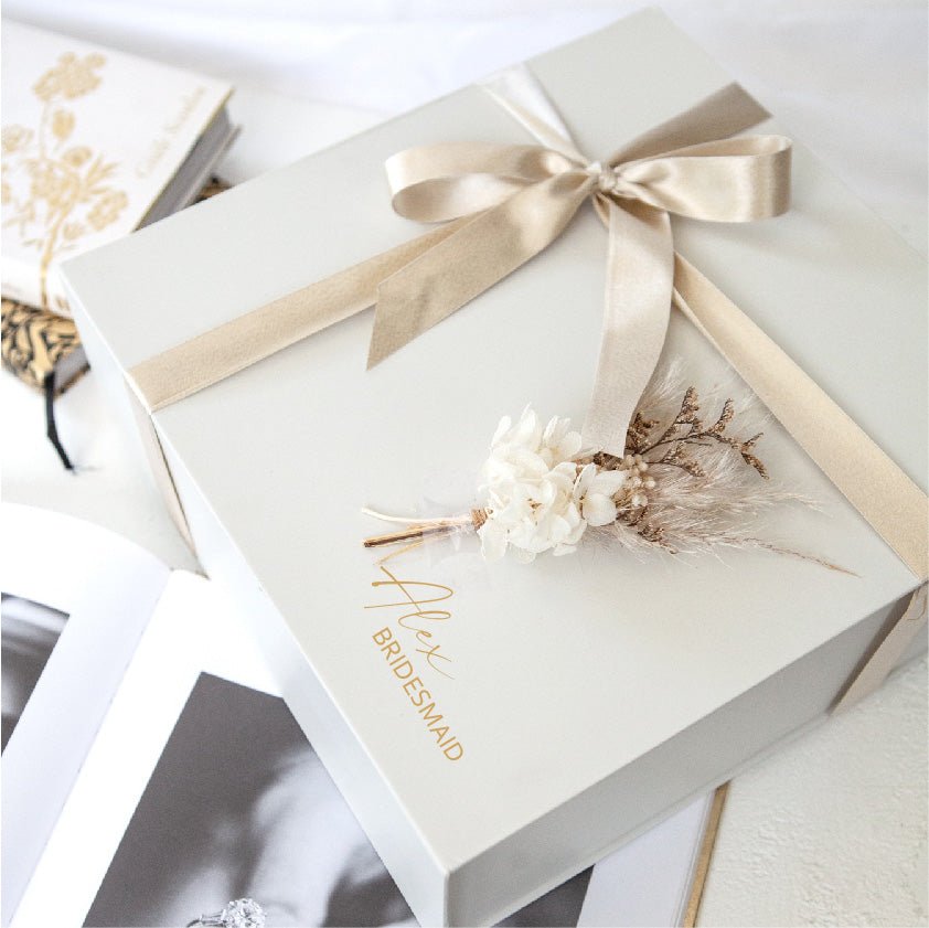 Ivory Matte Gift Box *SECONDS - ONLY 3 LEFT* - Bridesmaid Boxes