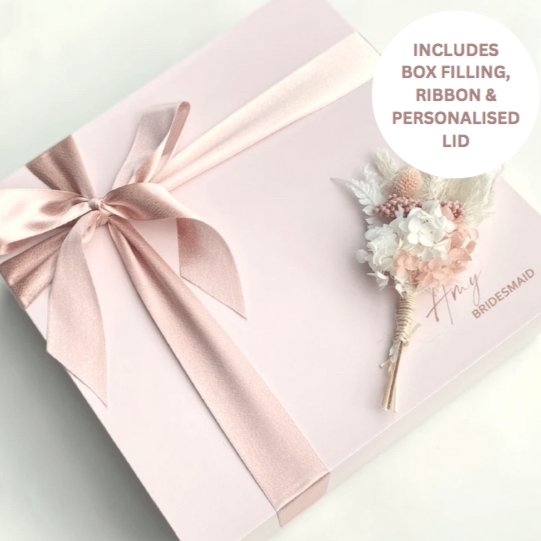 Matte Pink Gift Box - Bridesmaid Boxes