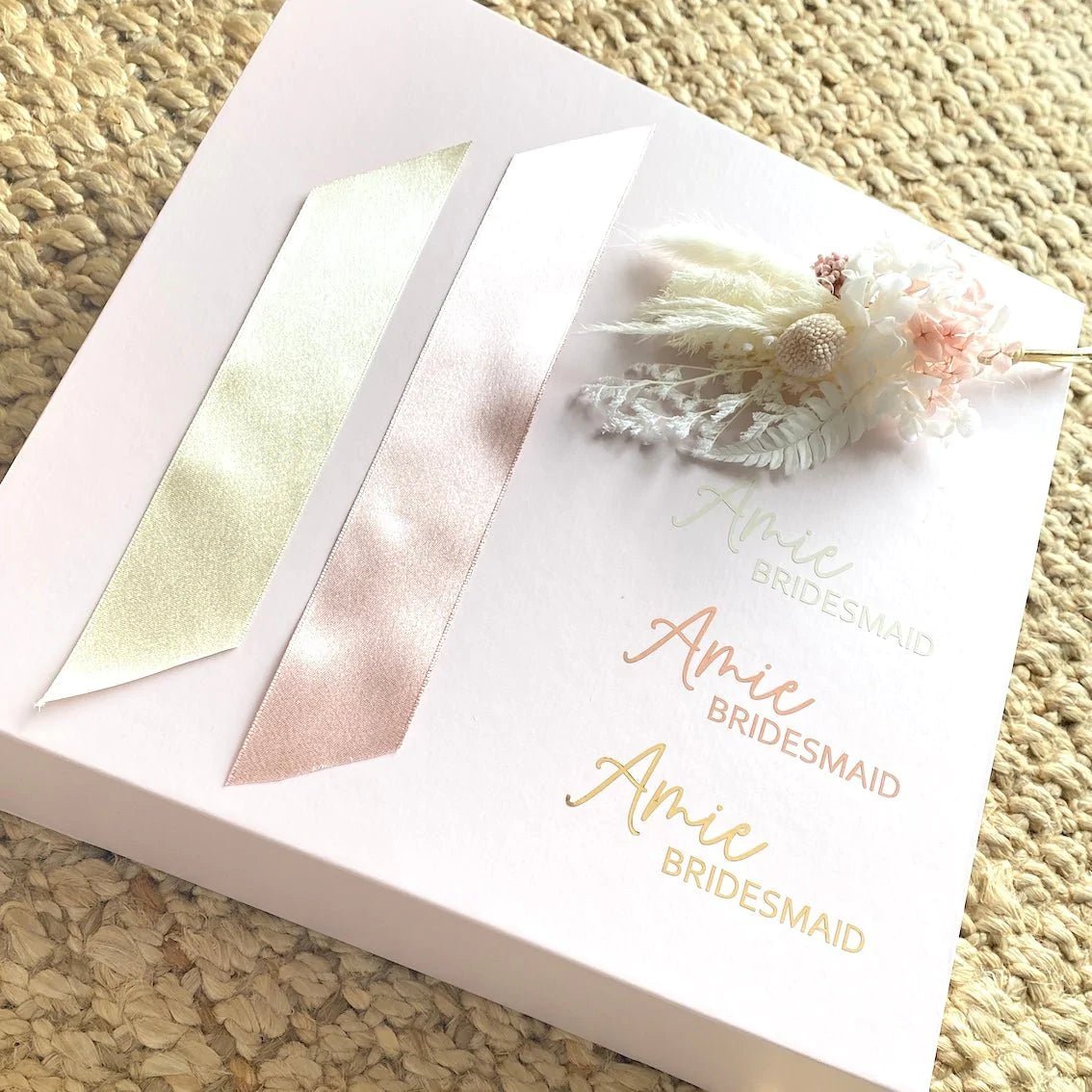 Matte Pink Gift Box - Std - Bridesmaid Boxes