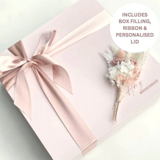 Matte Pink Gift Box - Std - Bridesmaid Boxes
