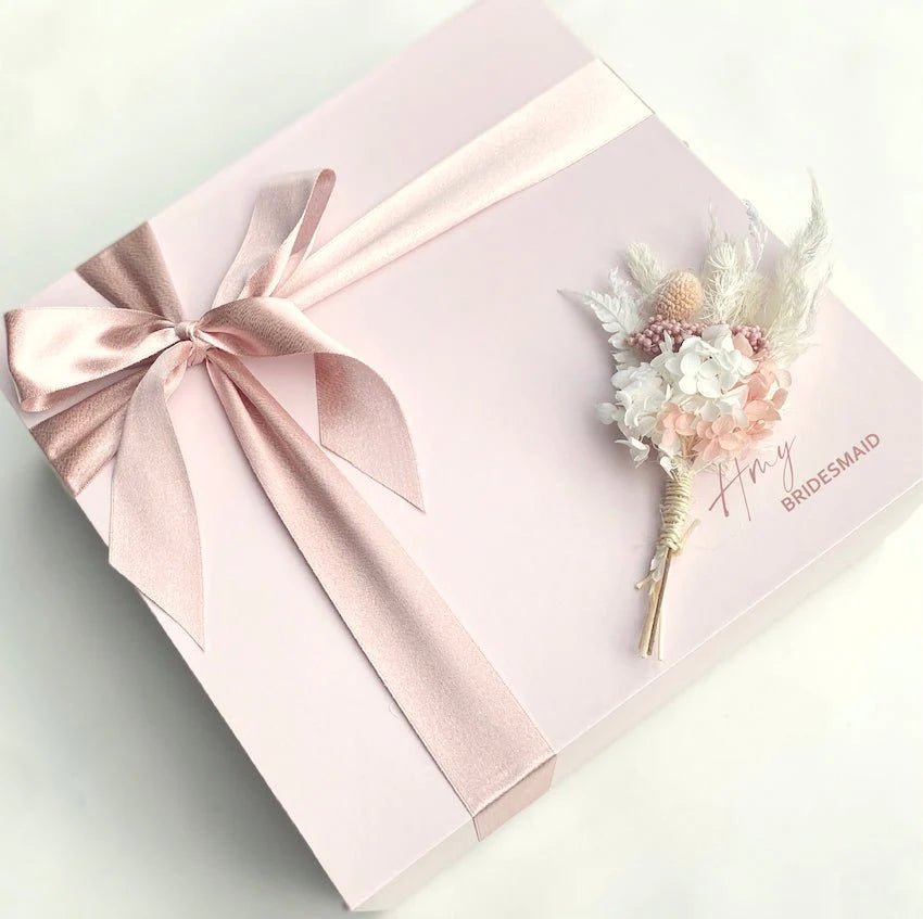 Matte Pink Gift Box - Std - Bridesmaid Boxes