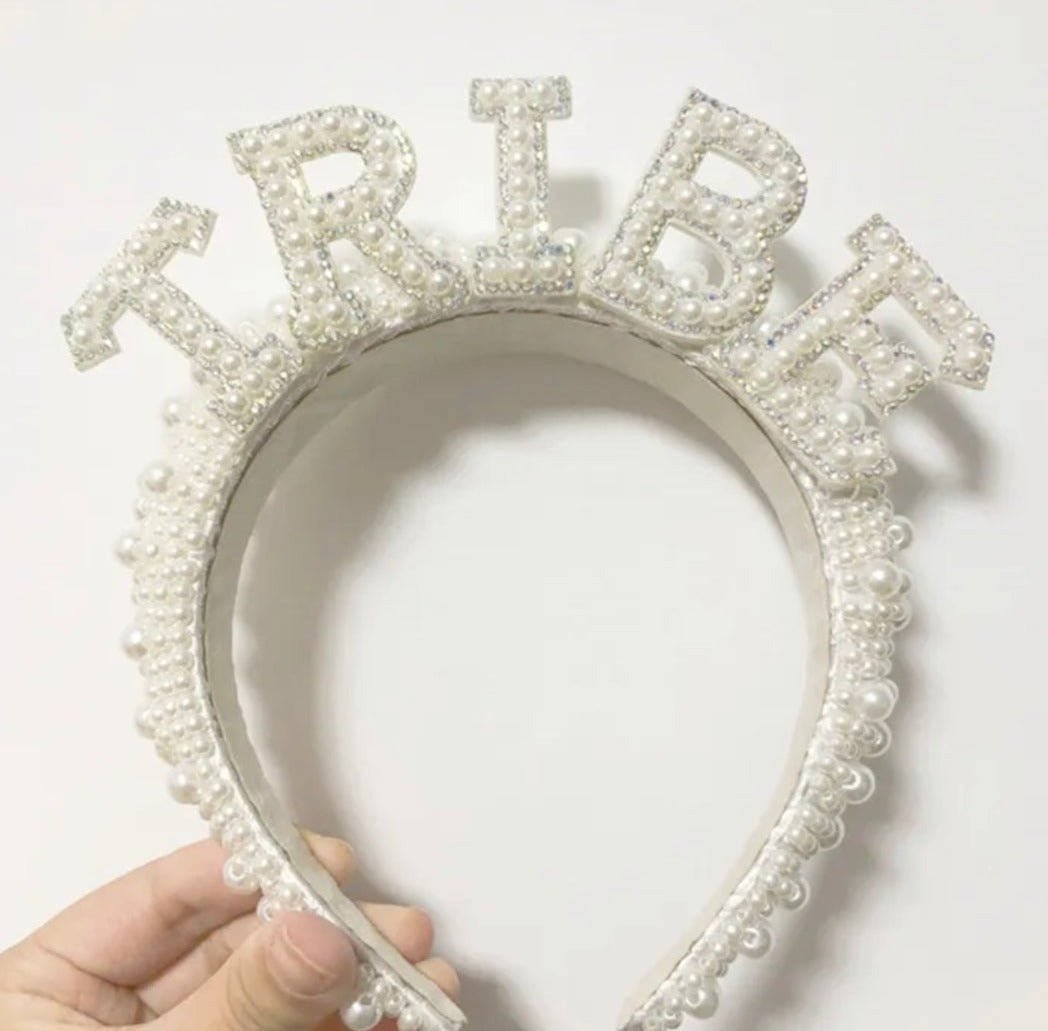 Pearl Wedding Headband (More Designs Within) - Bridesmaid Boxes
