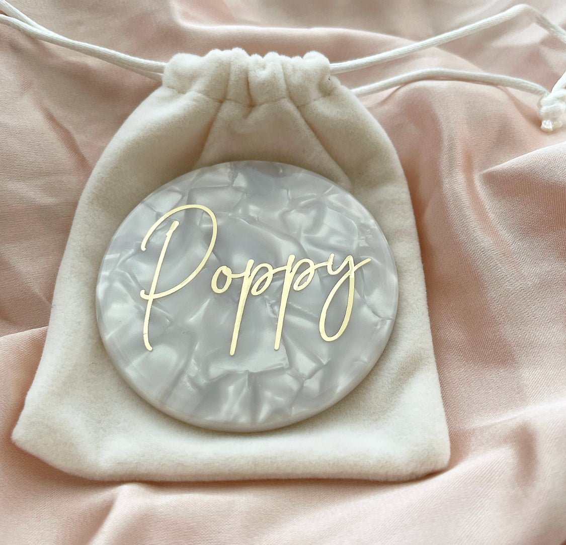 Personalised Compact Mirror - Bridesmaid Boxes