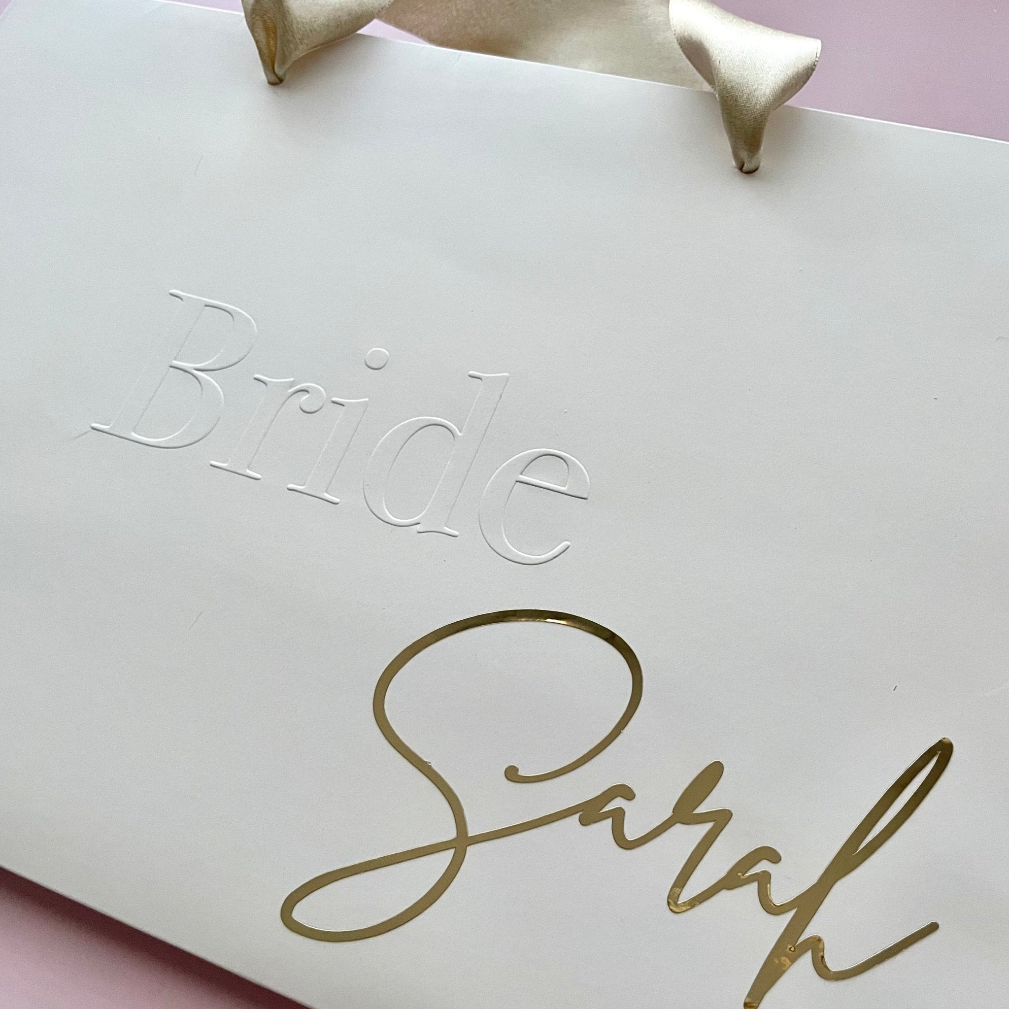 Personalised Gift Bag - Bridesmaid Boxes