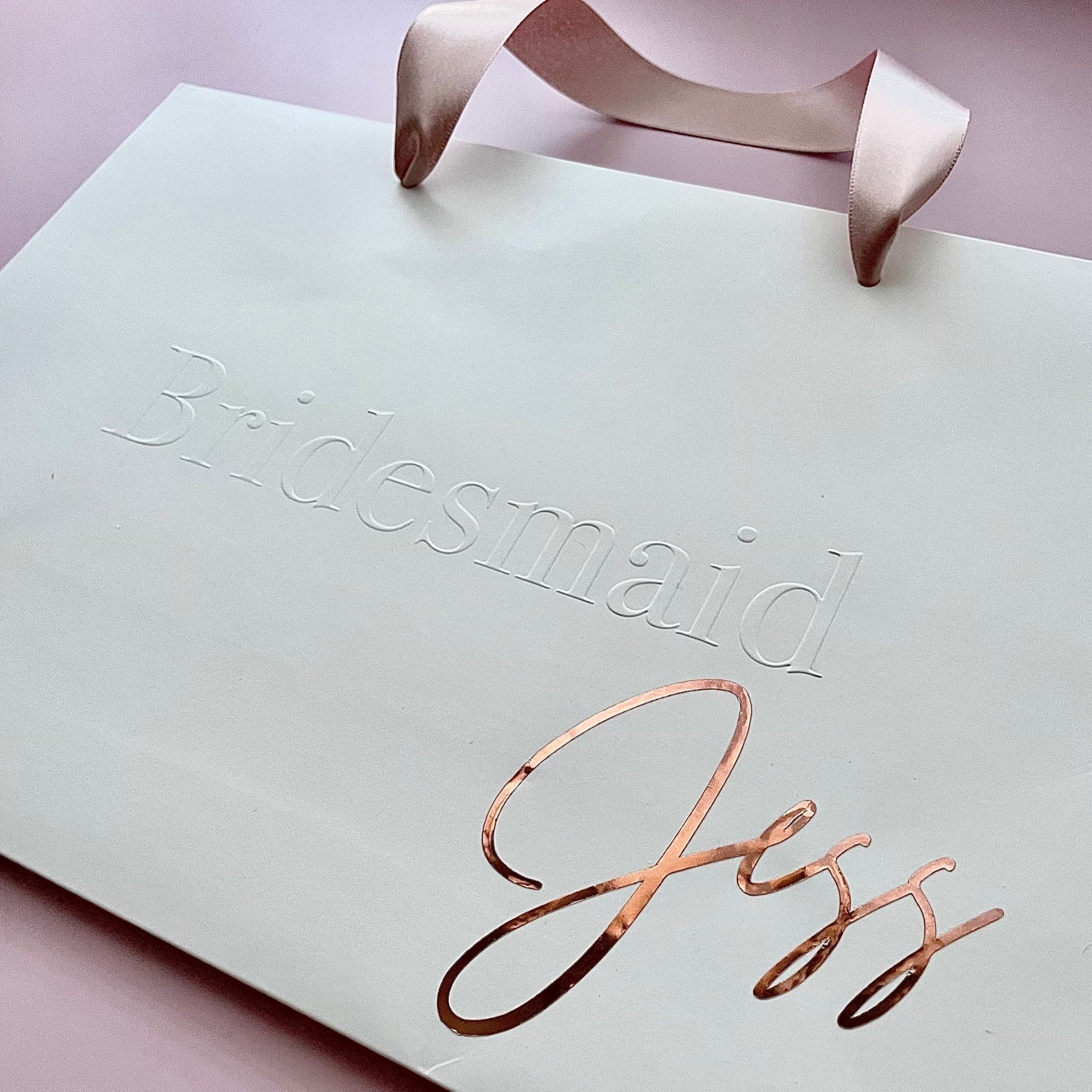 Personalised Gift Bag - Bridesmaid Boxes