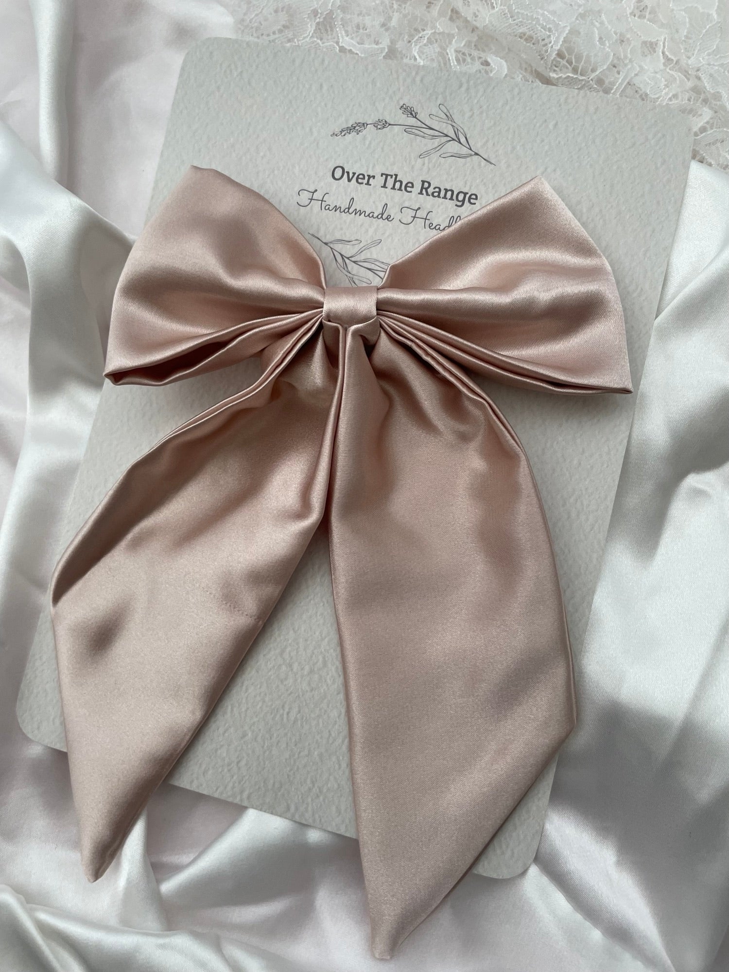 Personalised Satin Hair Bows - Bridesmaid Boxes