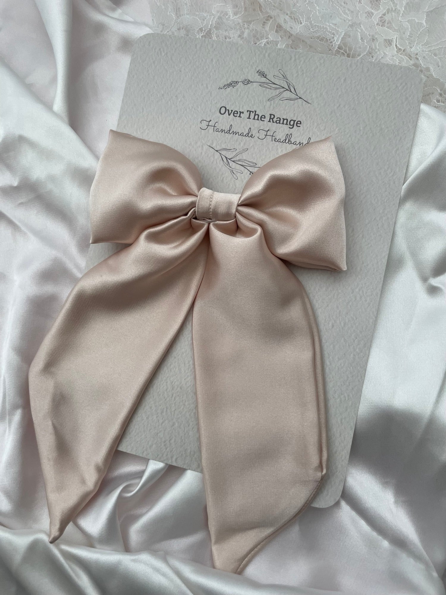 Personalised Satin Hair Bows - Bridesmaid Boxes