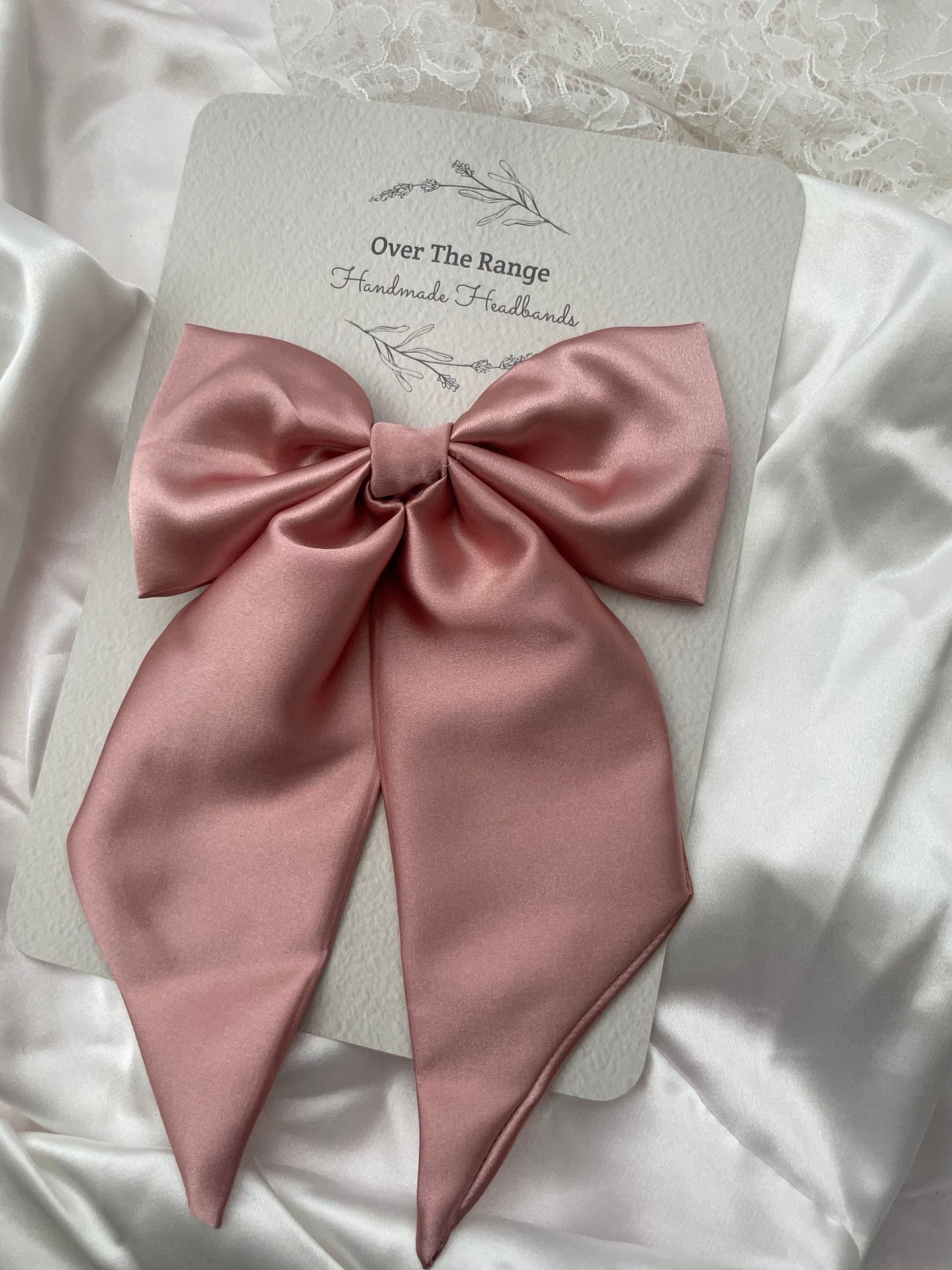 Personalised Satin Hair Bows - Bridesmaid Boxes