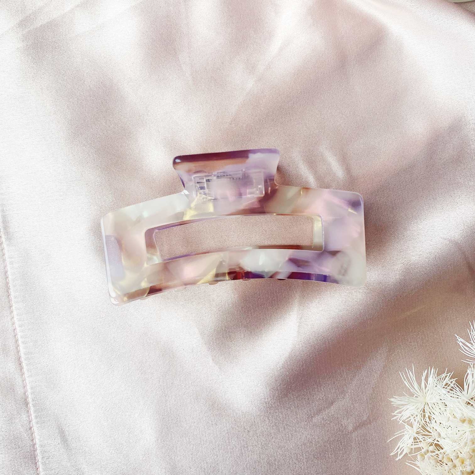 Purple Marble Claw Clip - Bridesmaid Boxes