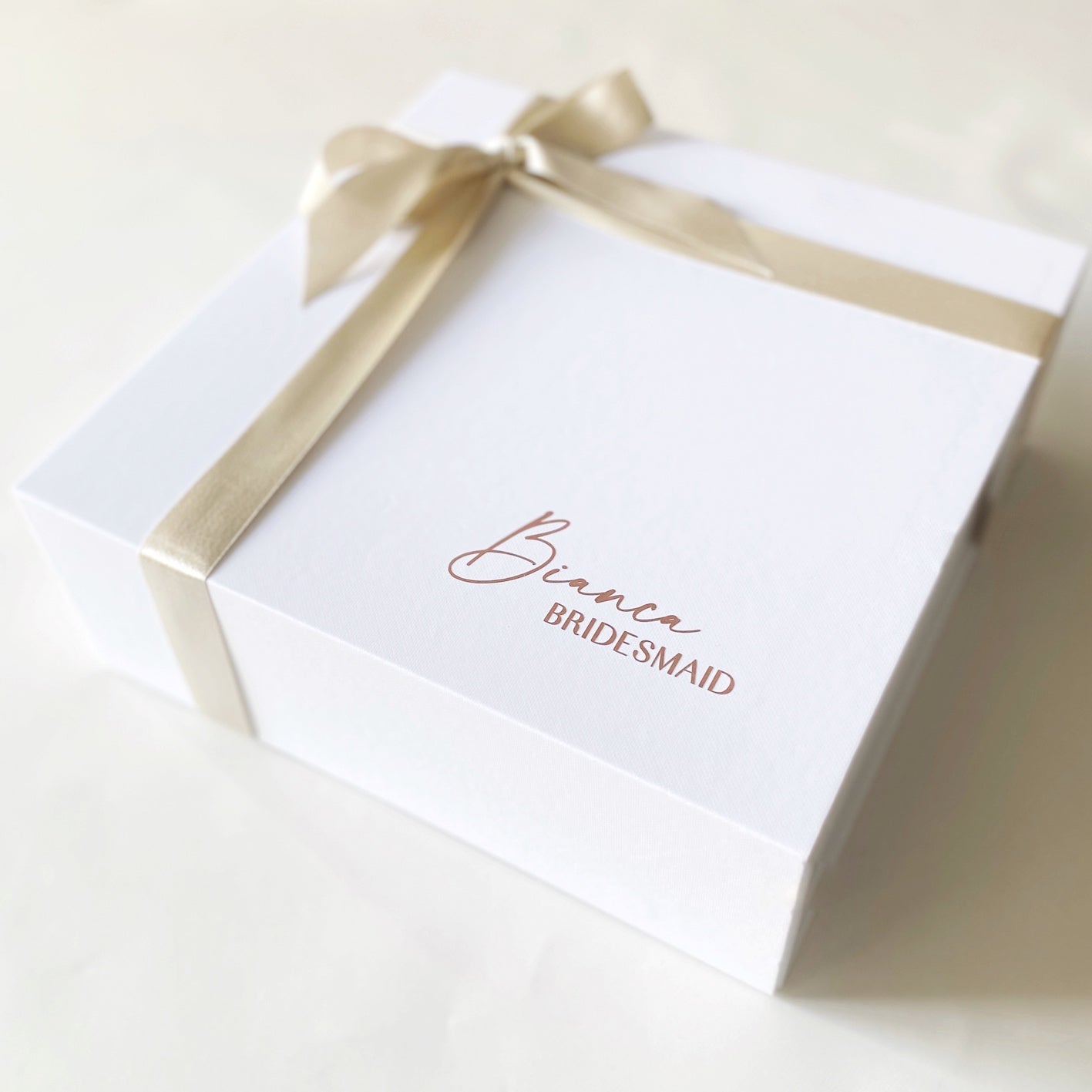 Size Rrp Box White Personalised Hamper Box | Bridesmaid Boxes