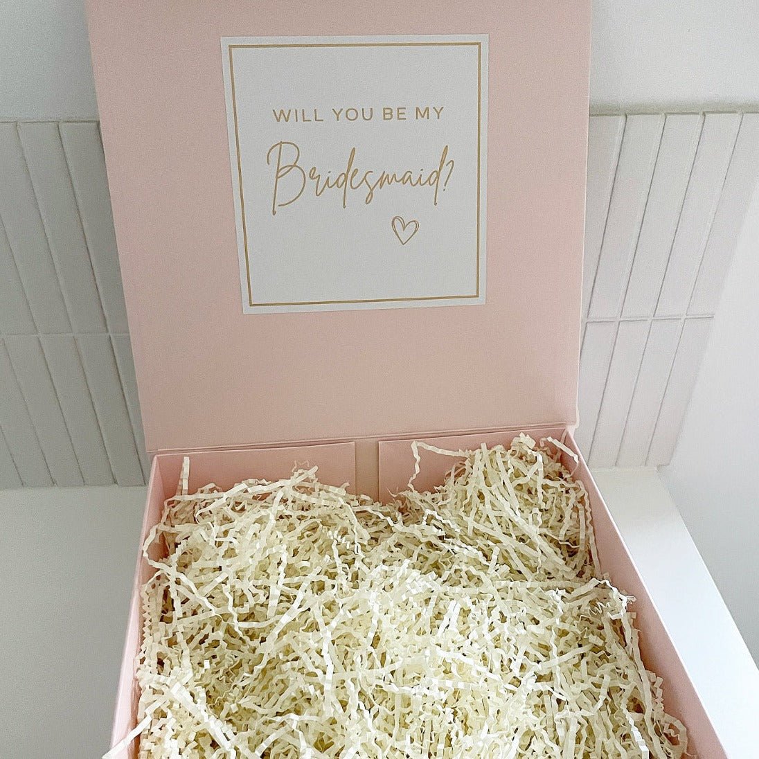 Secret Proposal Label - Girls - Bridesmaid Boxes