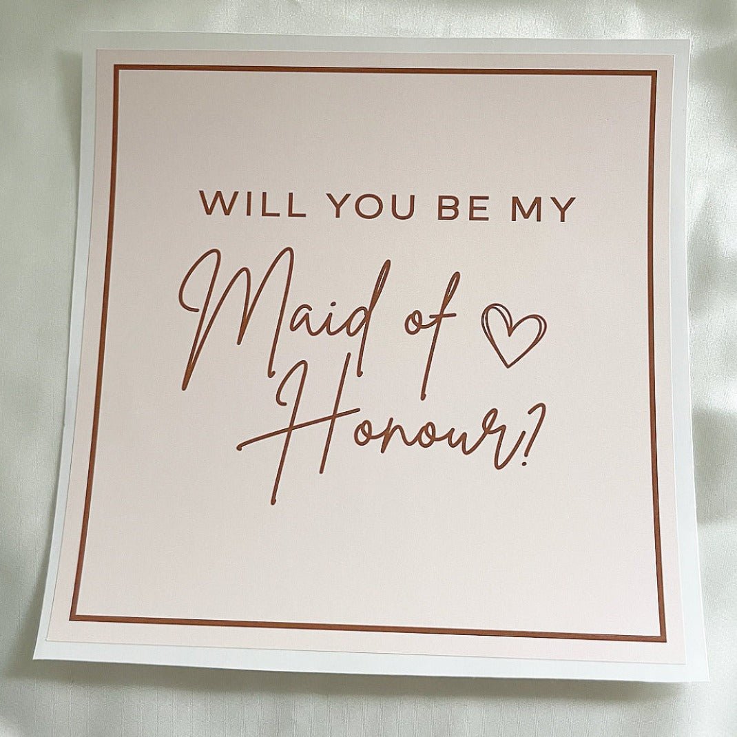 Secret Proposal Label - Girls - Bridesmaid Boxes