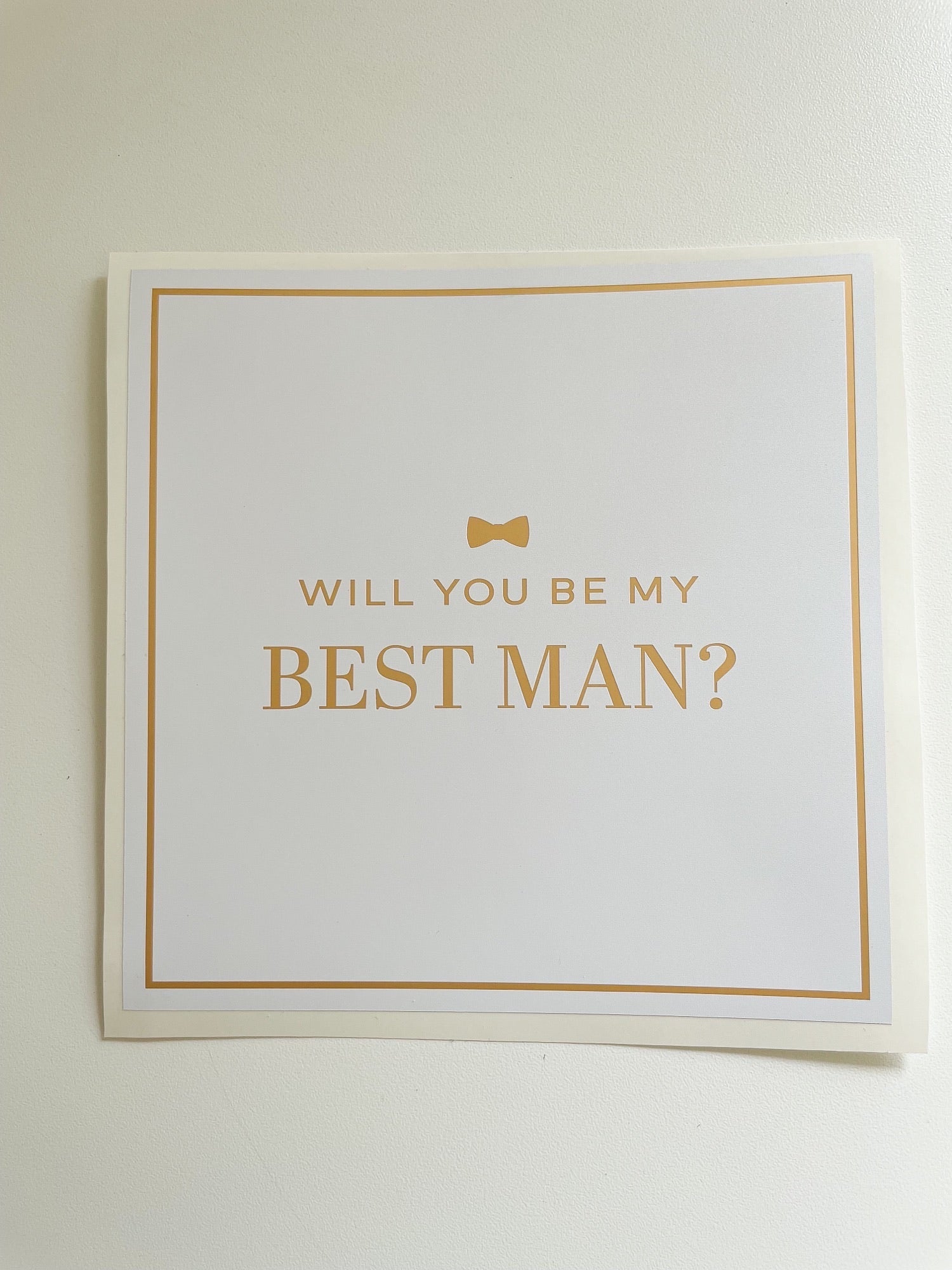 Secret Proposal Label - Guys - Bridesmaid Boxes