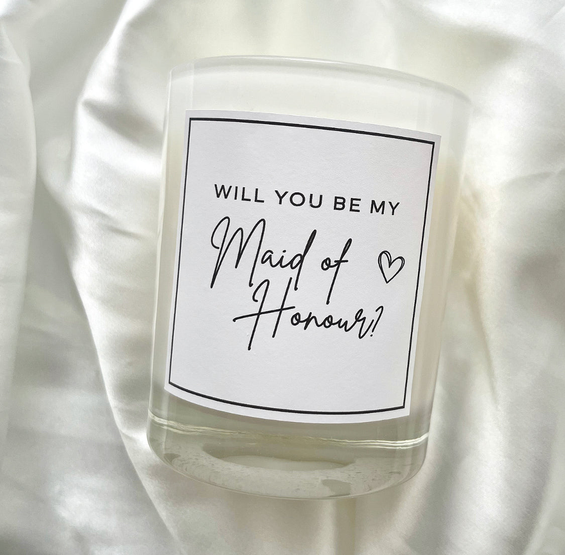 Signature Proposal Soy Candle (more designs within) - Bridesmaid Boxes
