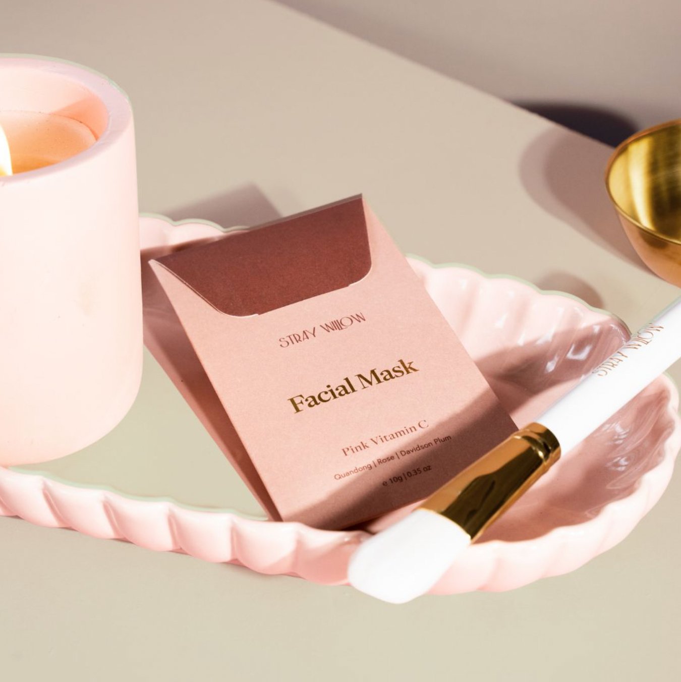 Stray Willow Pink Vitamin C Face Mask stray-willow-pink-vitamin-c-face-mask