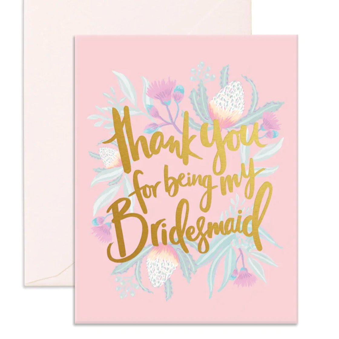 Thank You Card - Bridesmaid - Bridesmaid Boxes