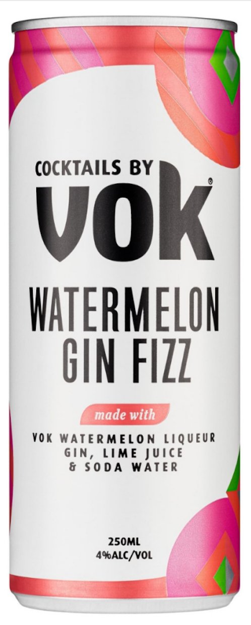 Vok Watermelon Gin Fizz Cocktail - Bridesmaid Boxes
