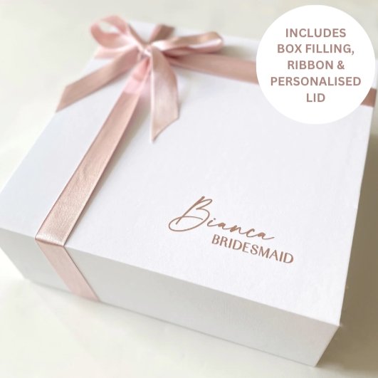 White Matte Gift Box (More sizes within) - Bridesmaid Boxes